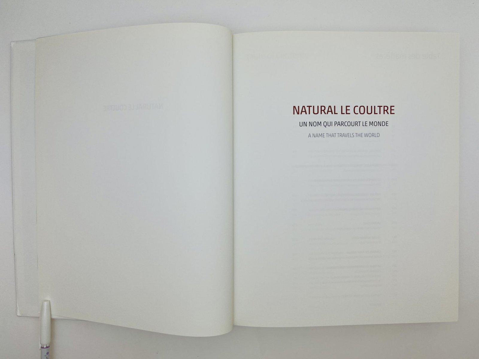 Бувье Ив. Natural Le Coultre: Un nom qui parcourt le monde (Имя, которое путешествует по миру).