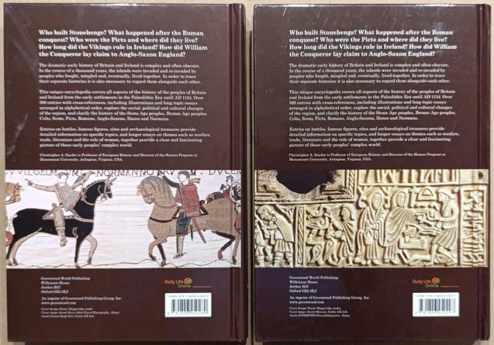Early Peoples of Britain and Ireland. An Encyclopedia [in 2 vol.]. Vol. 1: A-G, vol. 2: H-Z. [Complete].