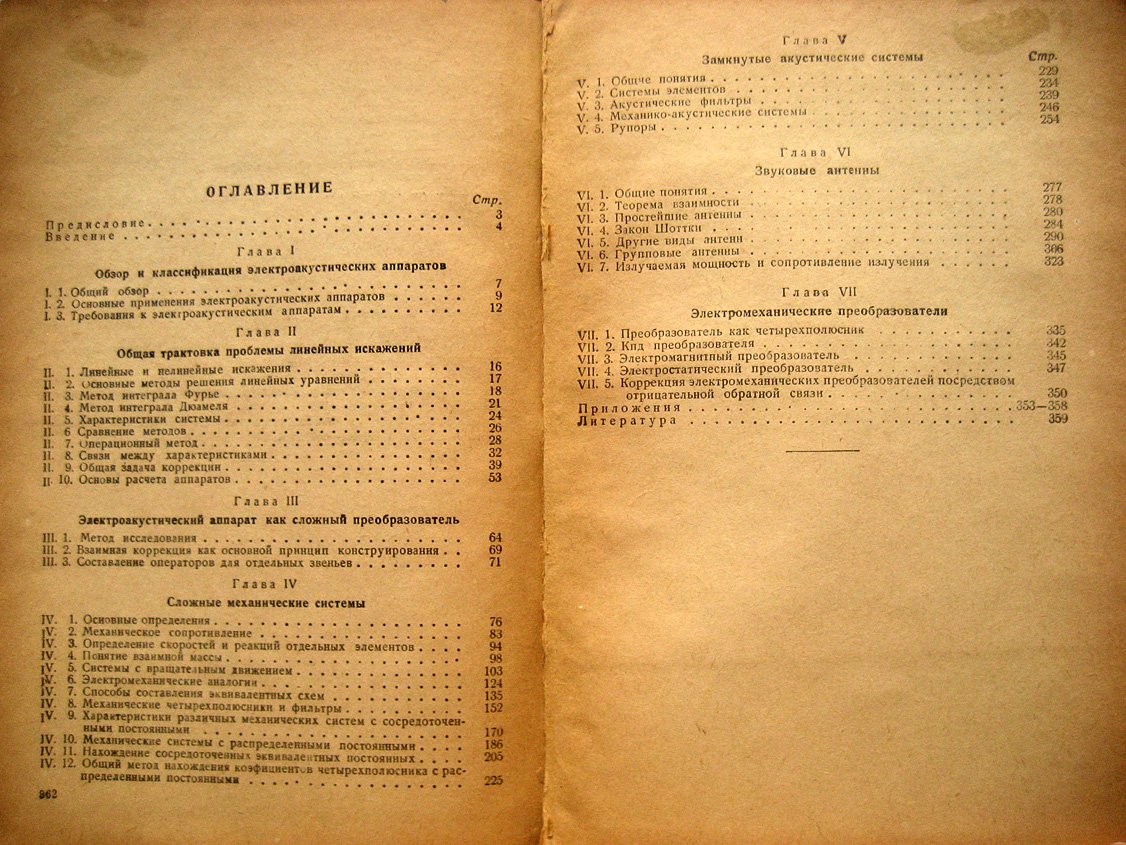 Харкевич А. Теория электроакустических аппаратов.