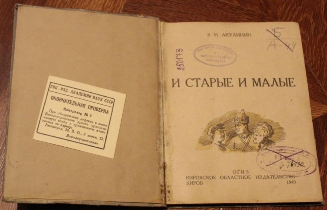 Акулинин В.И. И старые и малые.