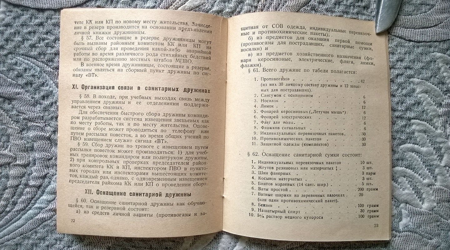 Устав санитарных дружин Общества Красного Креста и Красного Полумесяца.