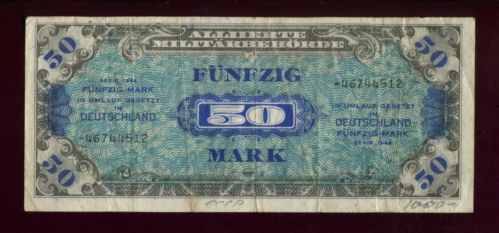 Бона. 50 марок 1944 г. Германия Советская зона оккупации