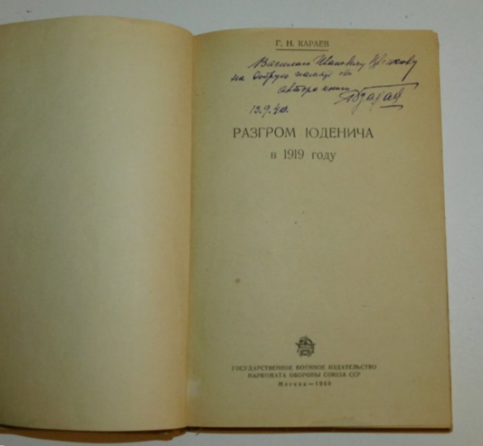 Караев Георгий Николаевич. Разгром Юденича в 1919 году.