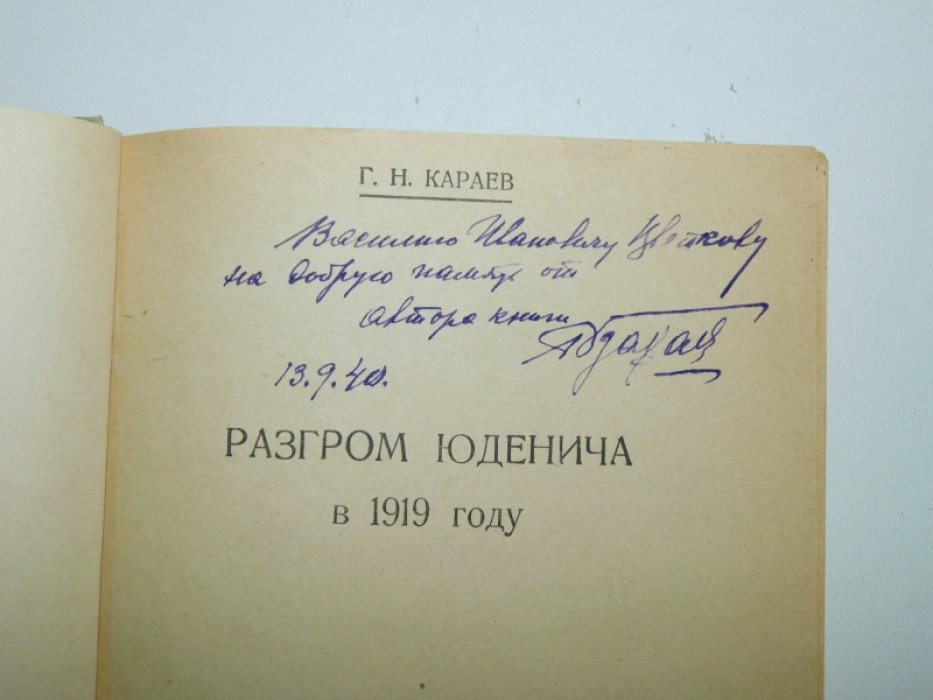 Караев Георгий Николаевич. Разгром Юденича в 1919 году.