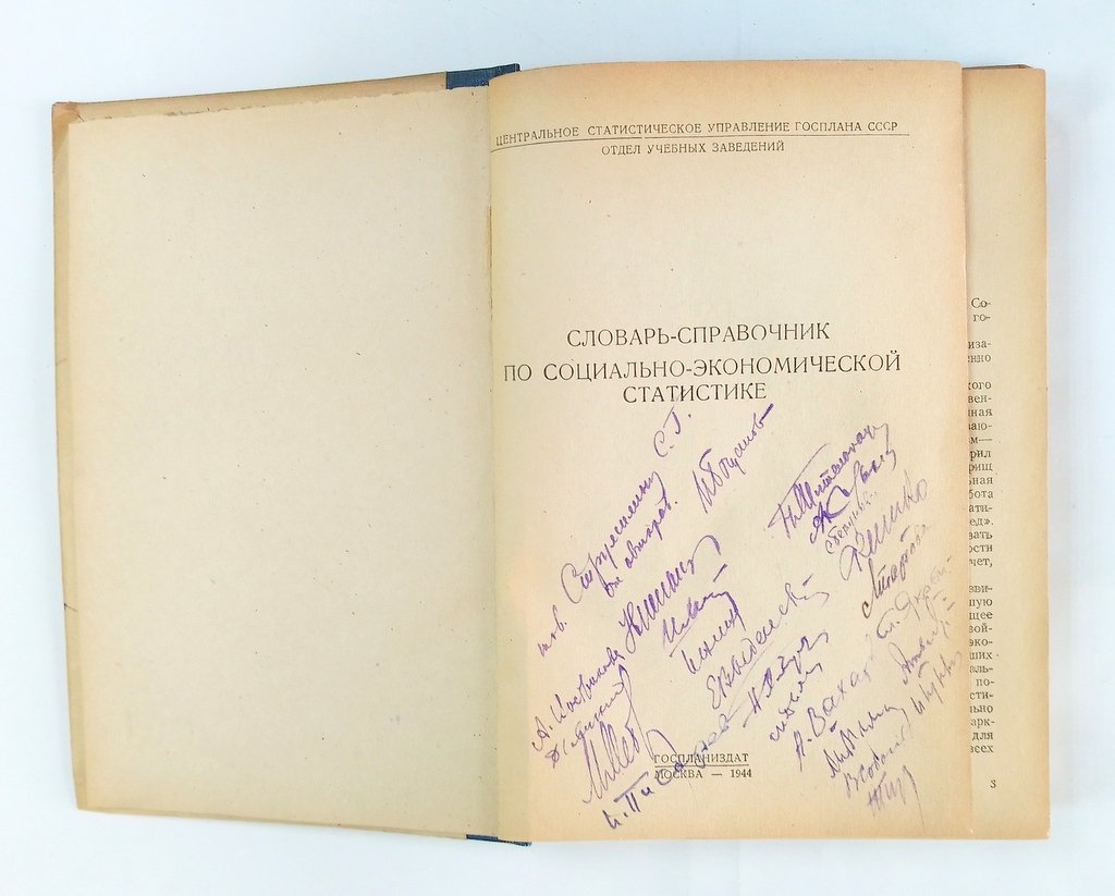 Словарь-справочник по социально-экономической статистике.