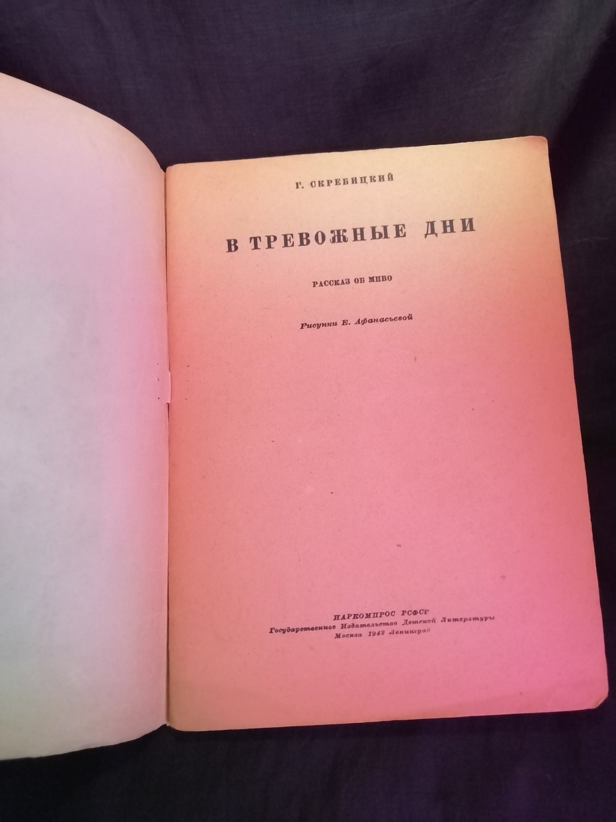 Скребицкий Г. В тревожные дни.