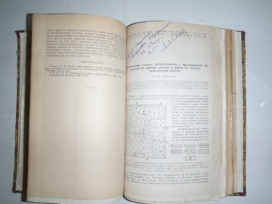 Оттиски по биологическим наукам . Сборник. Конволют.