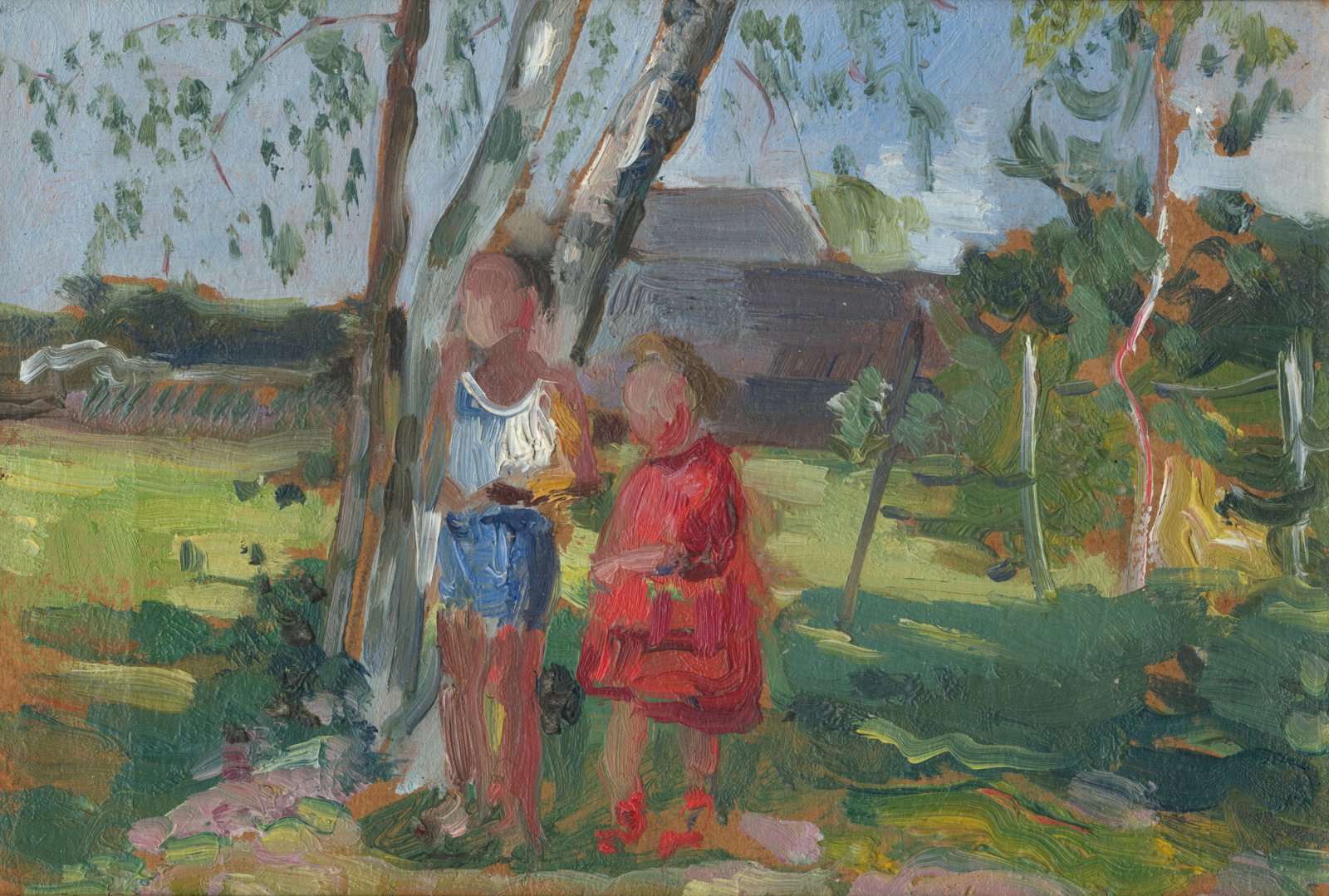Тимошенко (Кибрик), Л.Я. Дети в лесу.