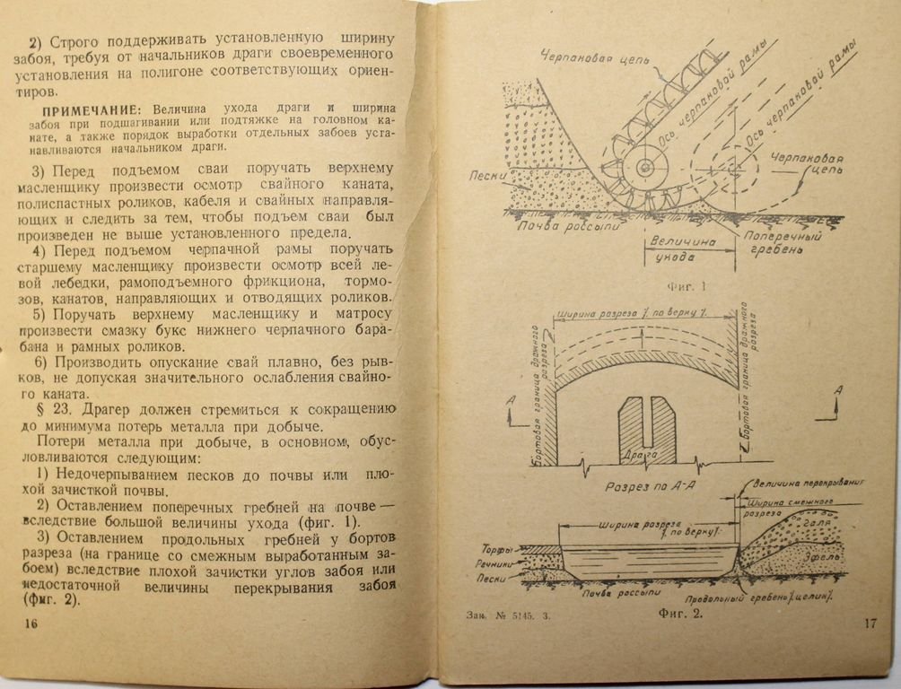 Права и обязанности дражных бригад.