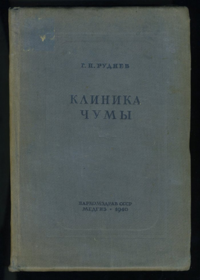 проф. Г. П. Руднев. Клиника чумы.