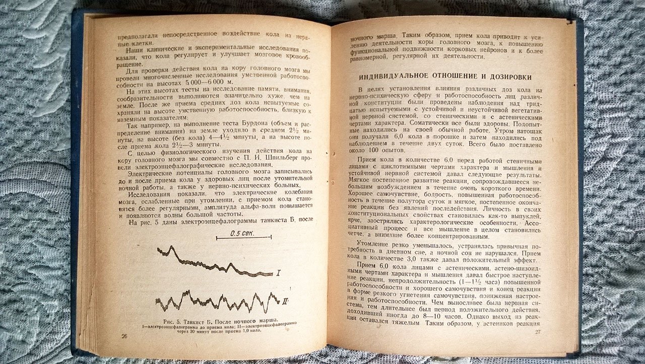 Проф. С.И. Субботник. Стимуляция нервной системы (Опыт применения препарата кола).