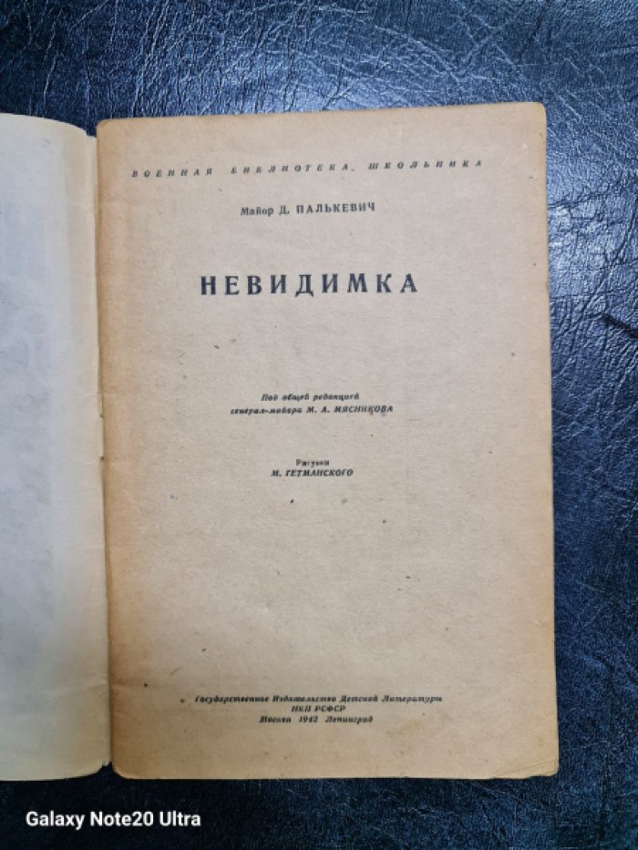 Палькевич Д. Невидимка.