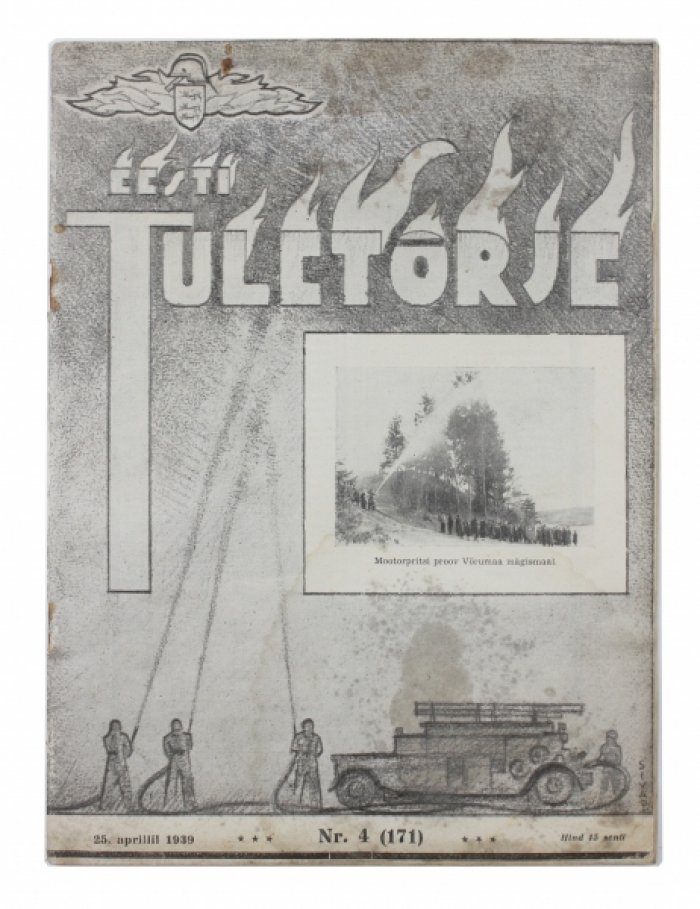 [Эстонская пожарная служба] Eesti Tulet?rje № 4 за 1939