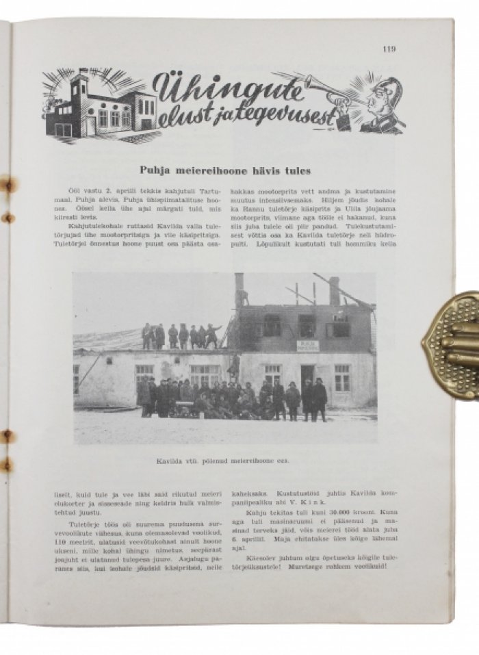 [Эстонская пожарная служба] Eesti Tulet?rje № 4 за 1939