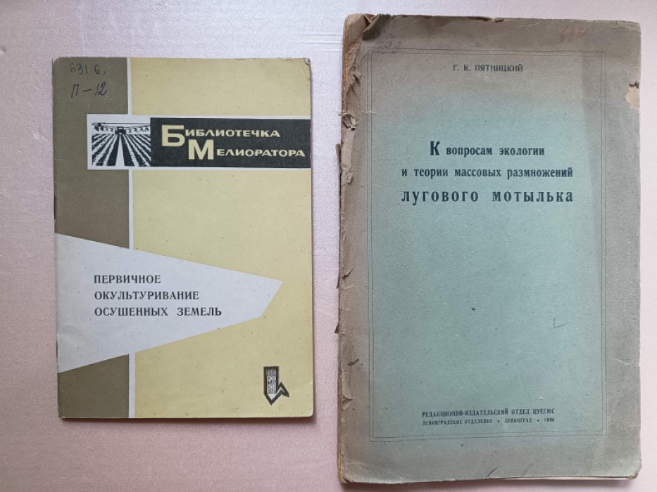 Пятницкий Г.К К вопросам экологии и теории массовых размножений лугового мотылька.