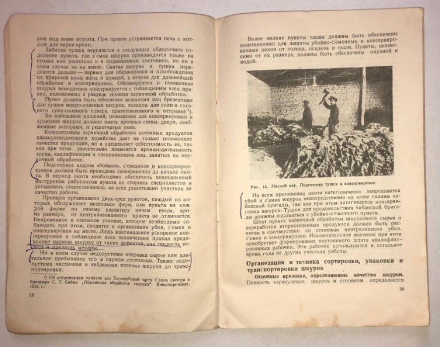 Мошков А.Н., Краснов П.Е., Воевода М.И., Акбулатов Ф.Х. Основы первичной обработки, сортировки и хранения каракульских шкурок.