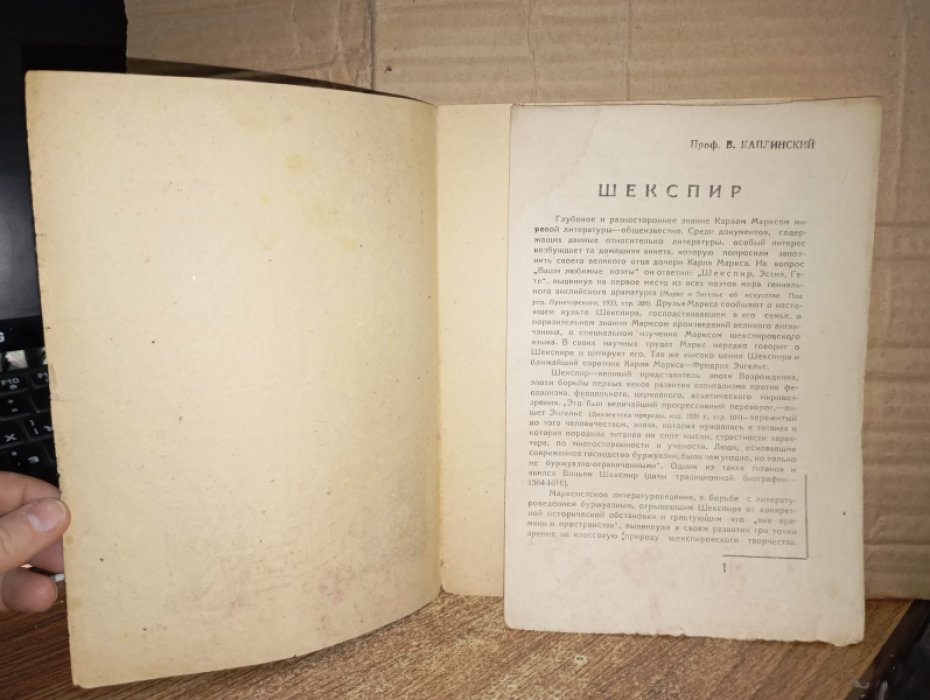 Каплинский В. В.Шекспир Отелло.
