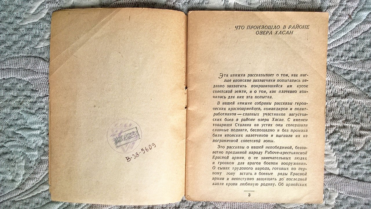 Что произошло в районе озера Хасан.