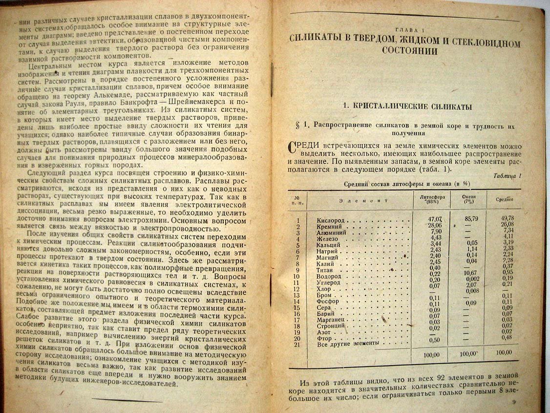 Ботвинкин О. Введение в физическую химию силикатов.