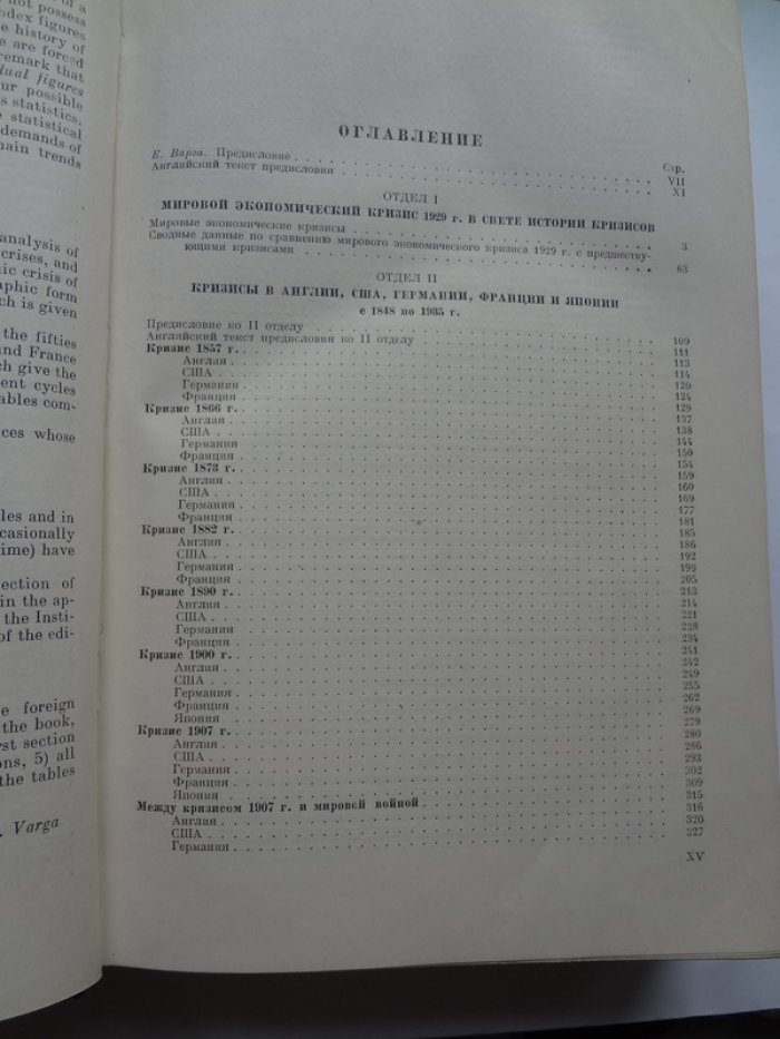 Мировые экономические кризисы 1848 - 1935.