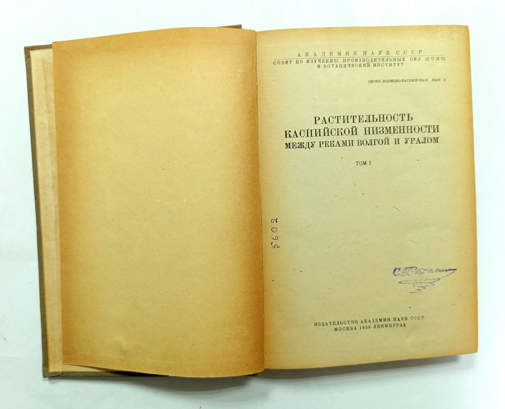 Растительность Каспийской низменности.