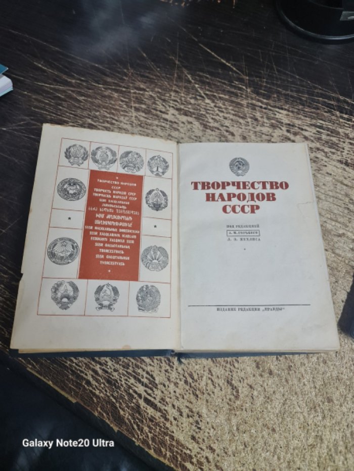 Творчество народов СССР. XX лет Великой Октябрьской Социалистической Революции в СССР 1917-1937.