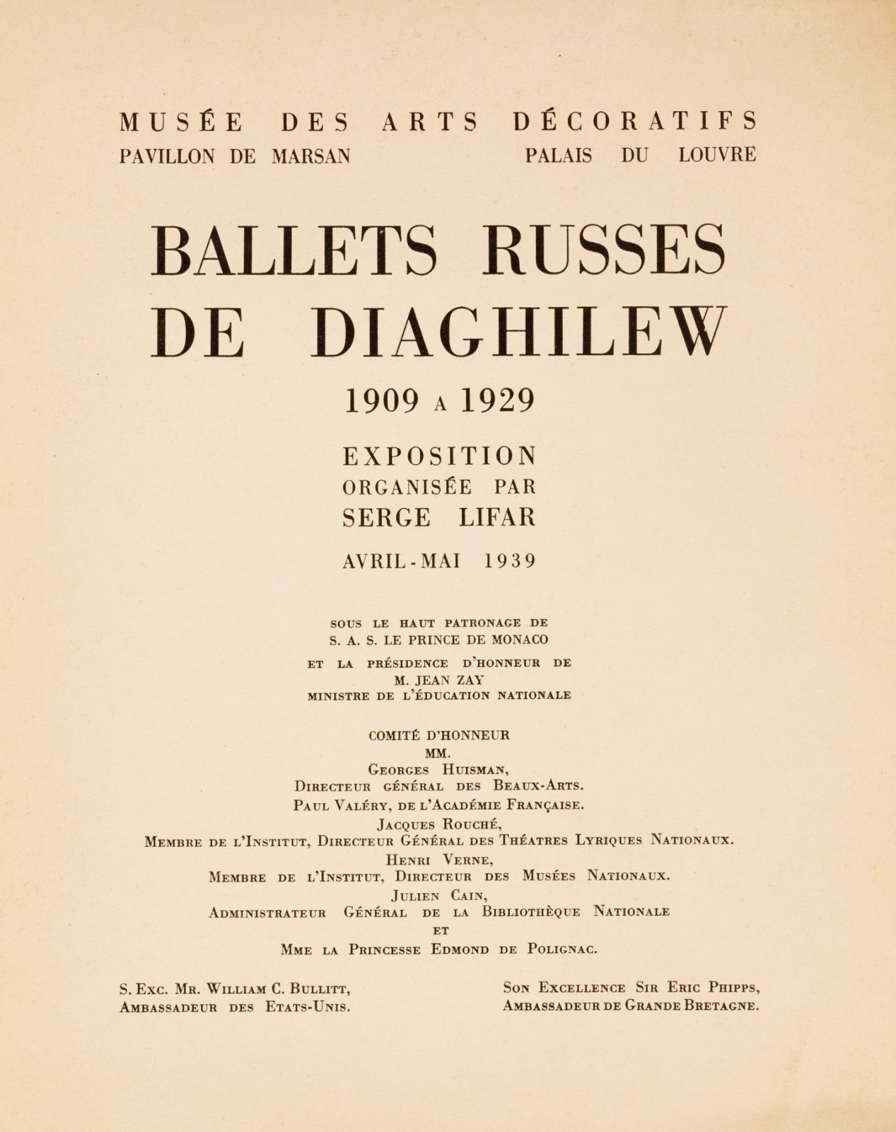 Русский балет Сергея Дягилева. 1909-1929