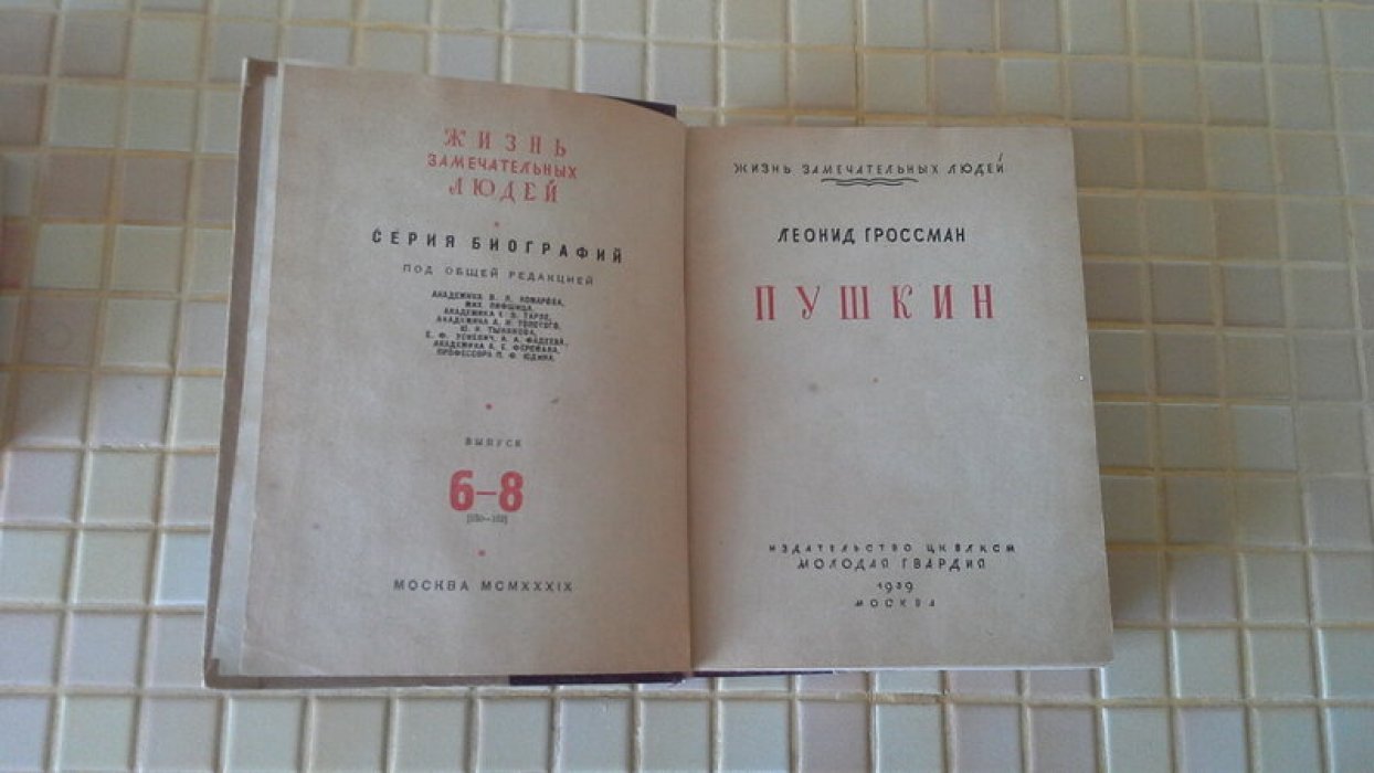 Гороссман Л. Пушкин.