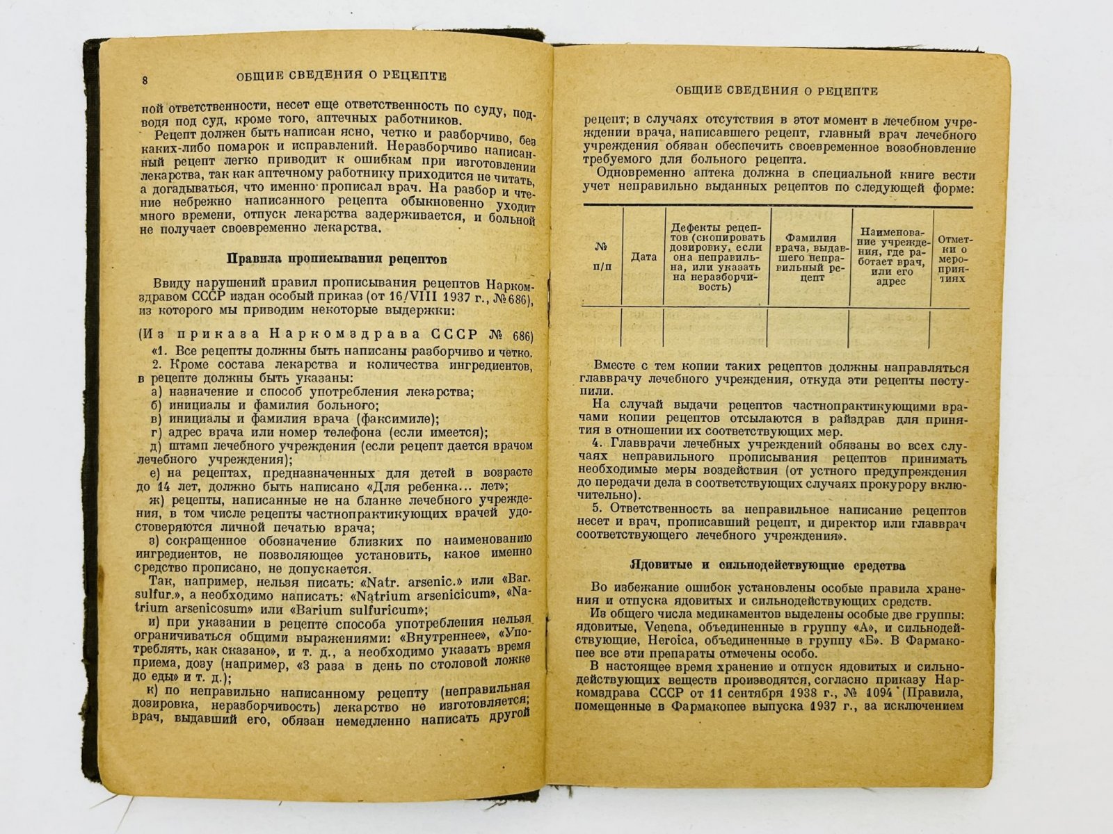 Левинштейн Израиль Ионасович. Рецептурный справочник.