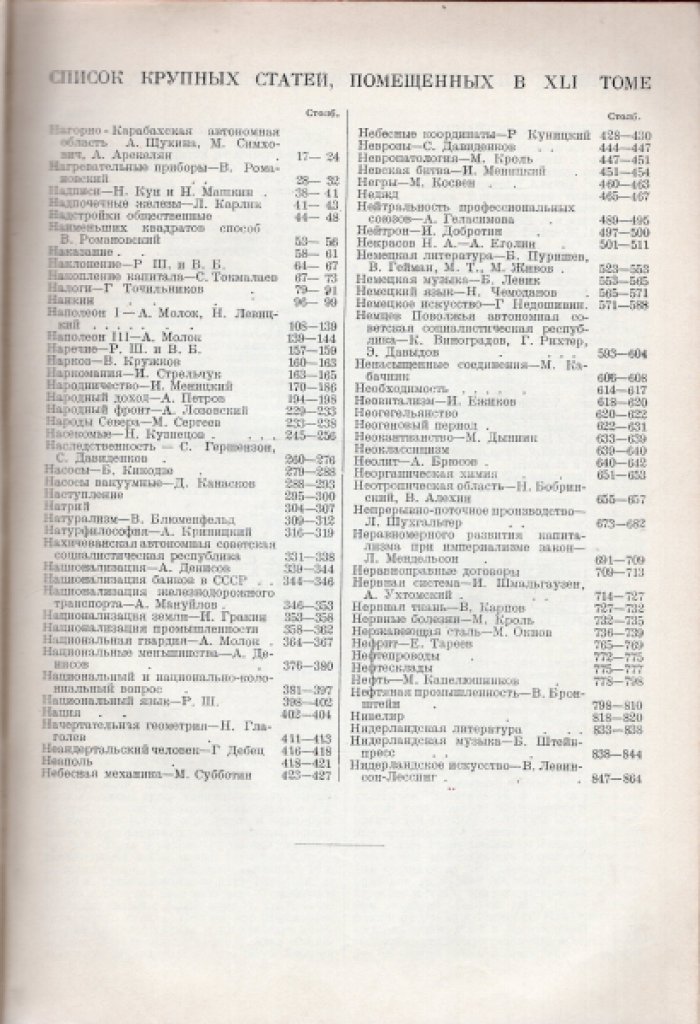 Большая Советская Энциклопедия (БСЭ). В 65-ти томах. Первое издание. Том 41 (сорок первый) Наган - Нидерландское искусство