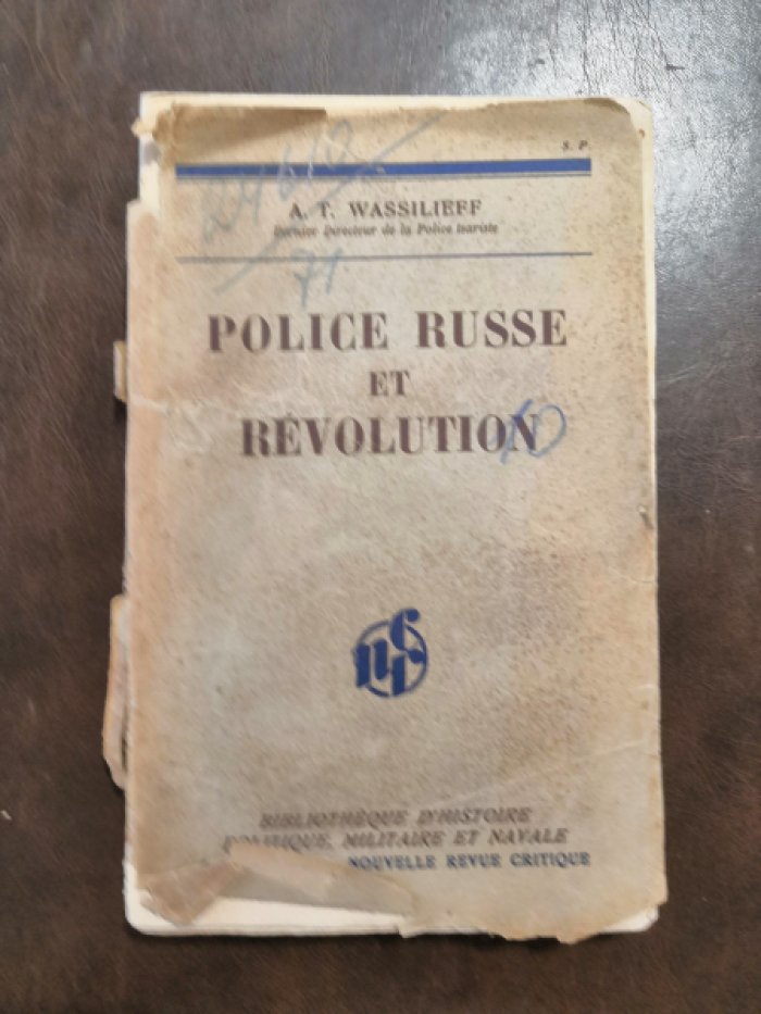 Wassilieff A.T. Police russe et revolution.