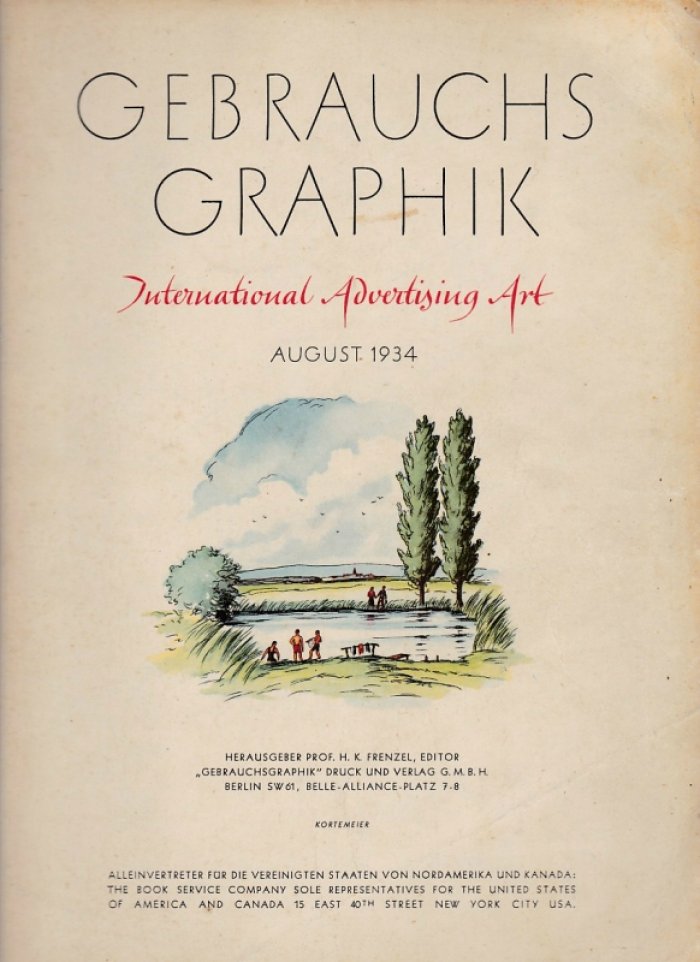 Gebrauchsgraphik. International Advertising Art.