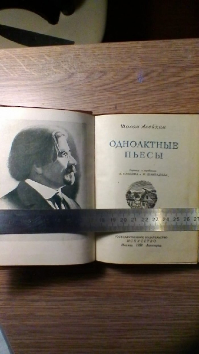 Алейхем Ш. Одноактные пьесы.