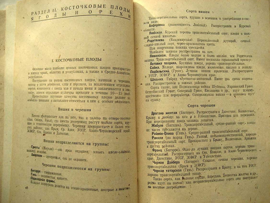 Ненароков А., Раевский И. Товароведение плодов и овощей.