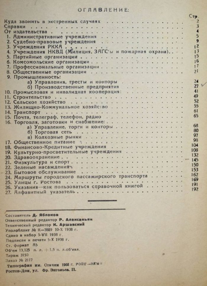Ростов. Адресно-справочная книга.