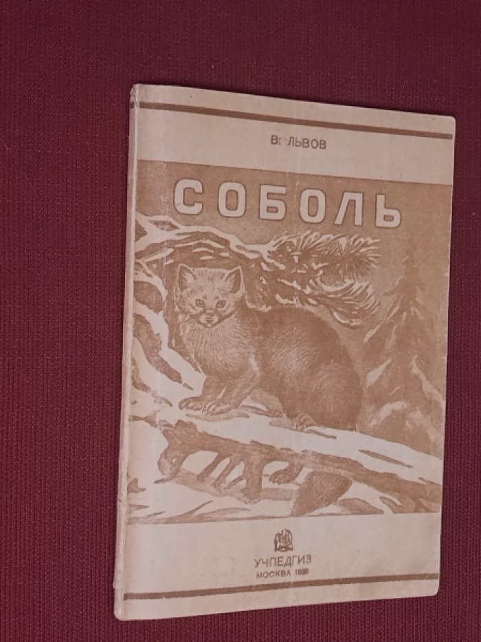 Львов В. Соболь. Соболиный промысел и разведение соболя в неволе.