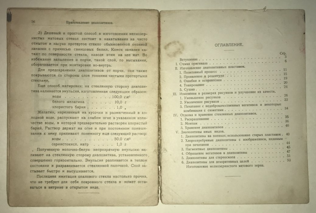 Раевский А. Е. Приготовление диапозитивов. С 6 рисунками.