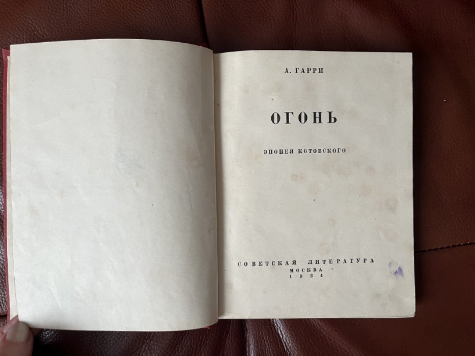 Гарри А. Огонь. Эпопея Котовского