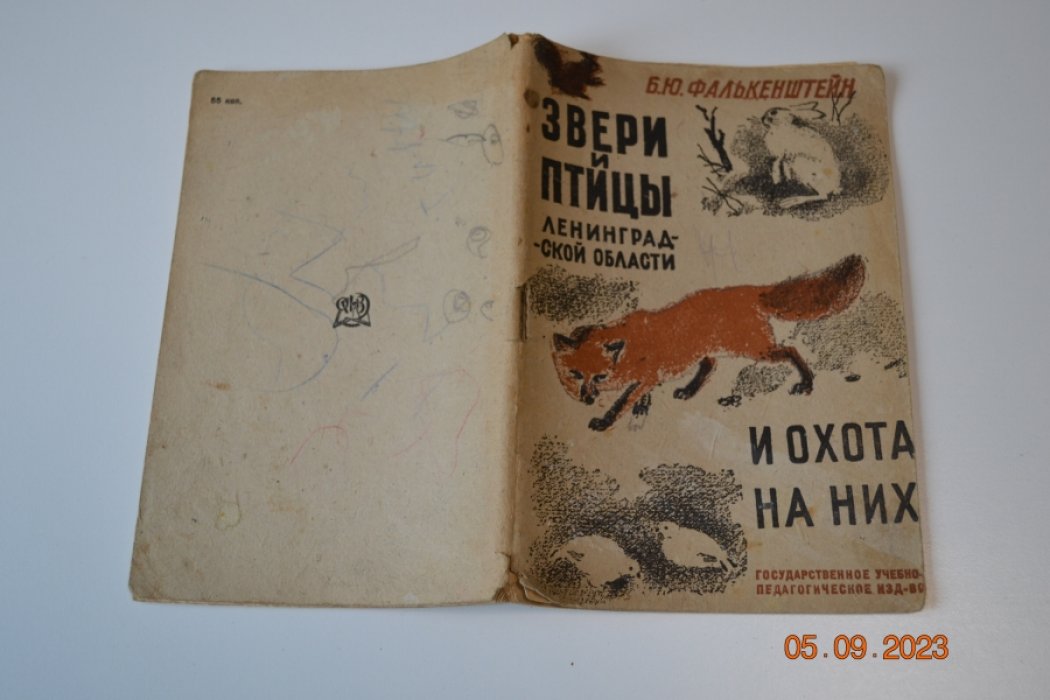 Фалькенштейн Б.Ю. Промыслово-охотничьи звери и птицы Ленинградской области и охота на них.