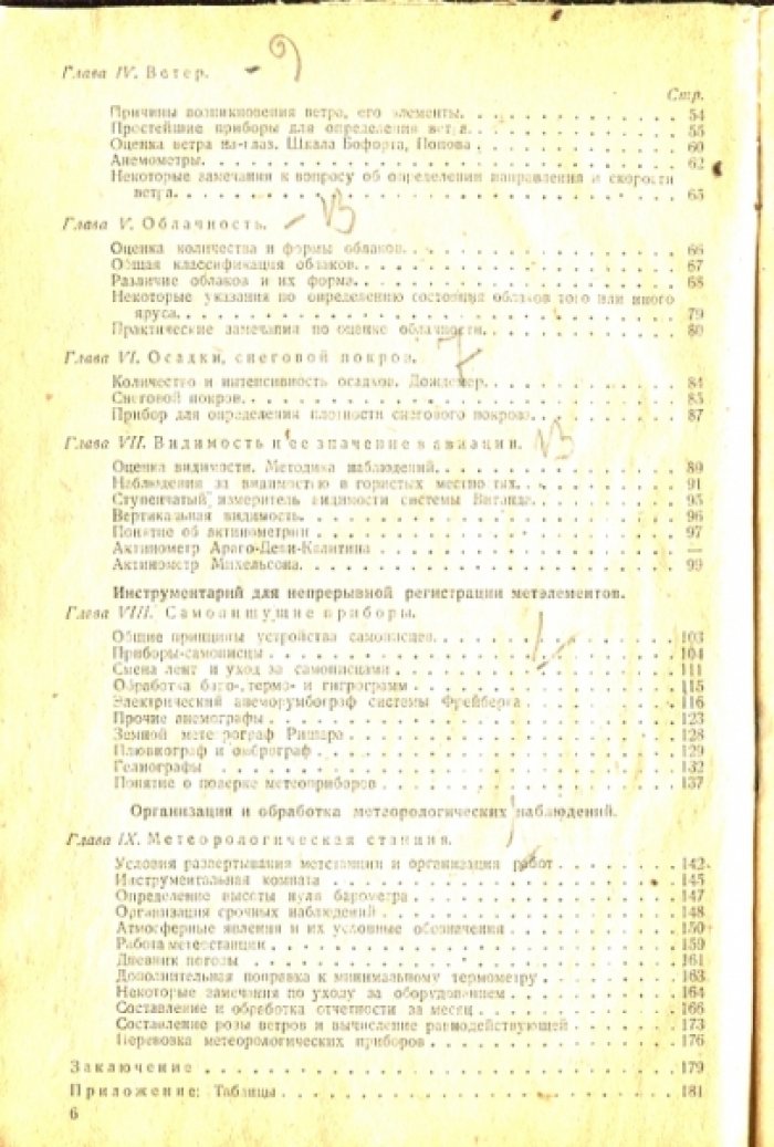 Колобков Н.В. Метеорологические приборы их устройство и применение.