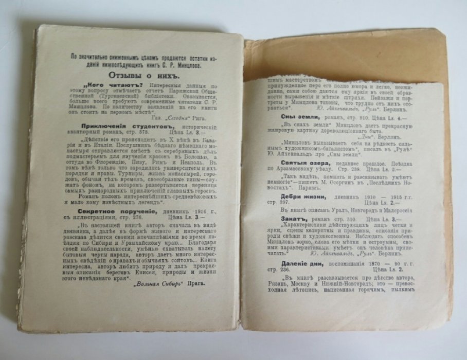 Минцлов С. У камелька (Моя молодость).