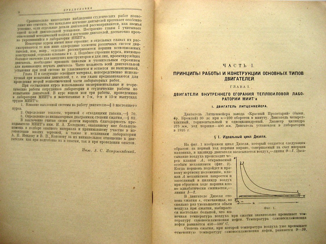Ястржембский А. Двигатели внутреннего сгорания.
