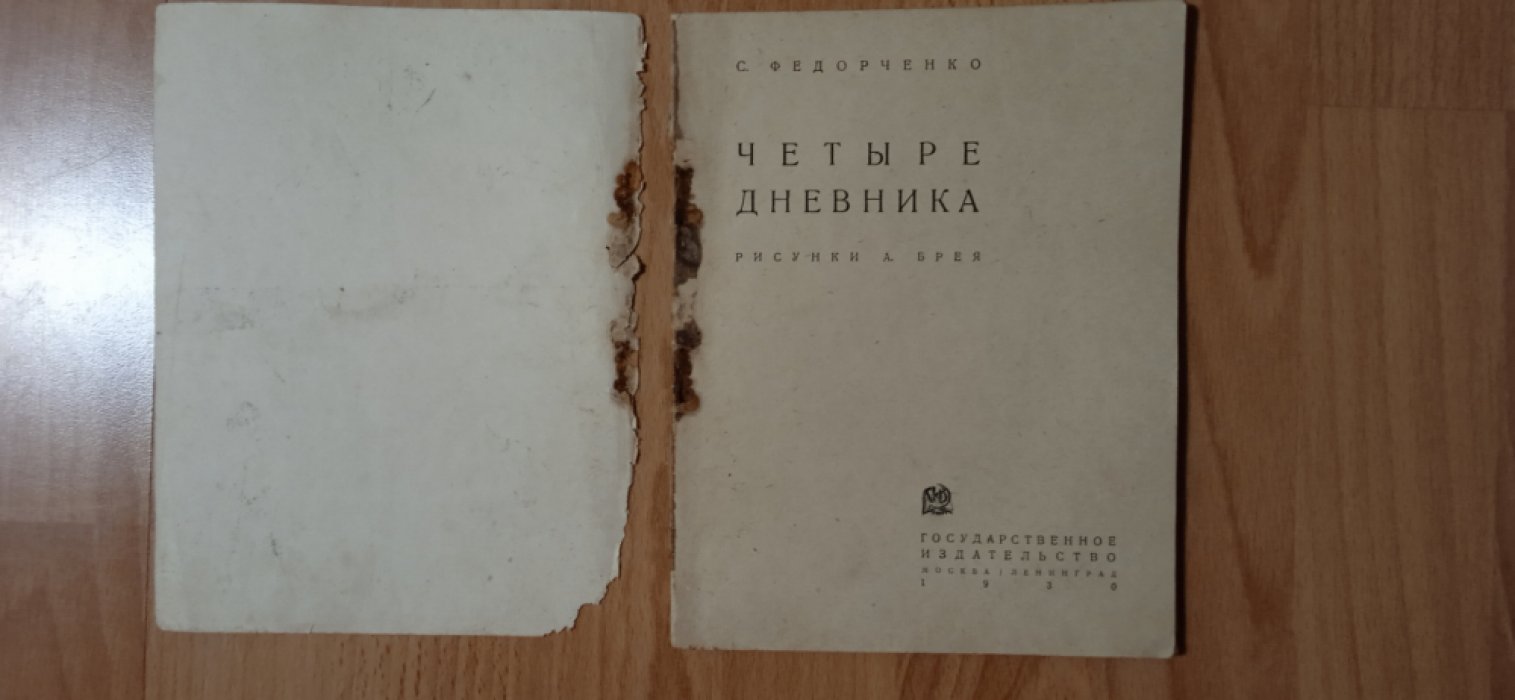 Федорченко С. Четыре дневника.