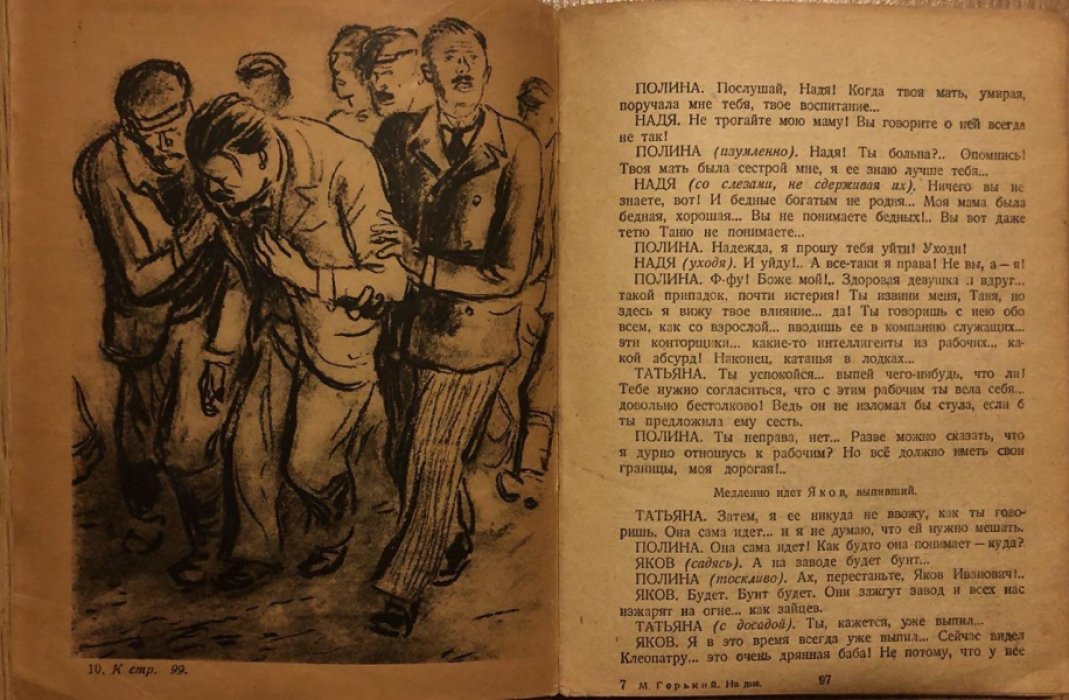 Горький М. На дне. Враги