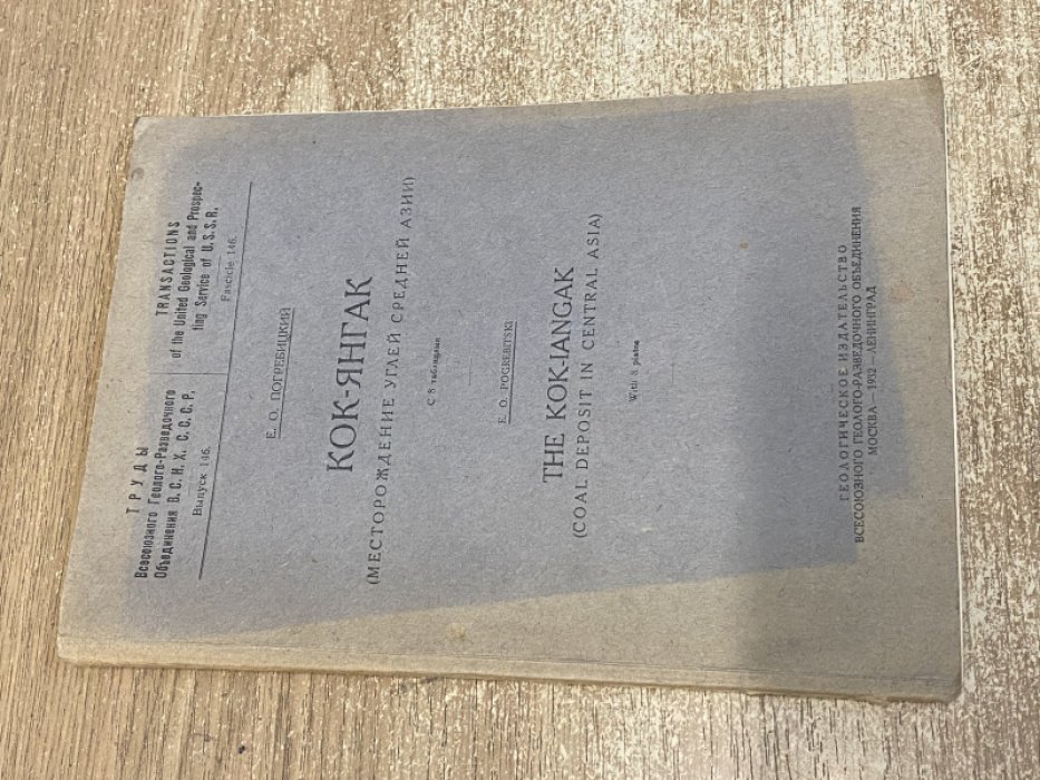 Погребицкий Е. О. Кок-Янгак (месторождение углей Средней Азии). С 8 таблицами