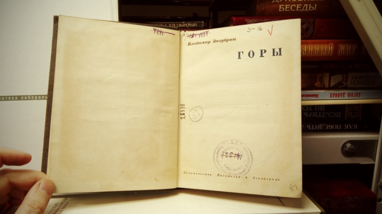 Зазубрин  Владимир. Горы.