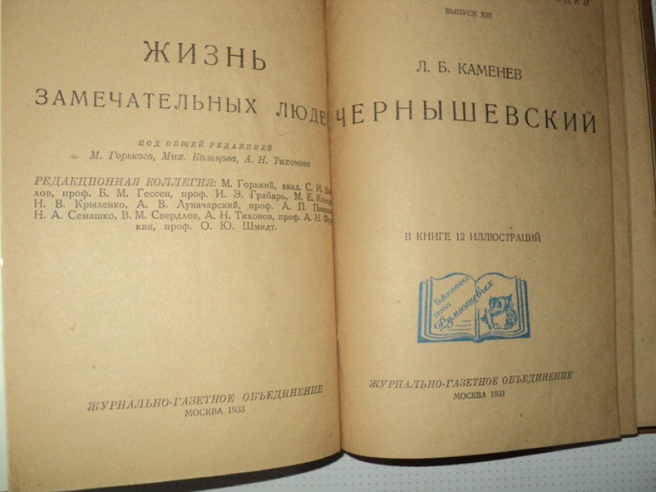 Каменев Л. Чернышевский.