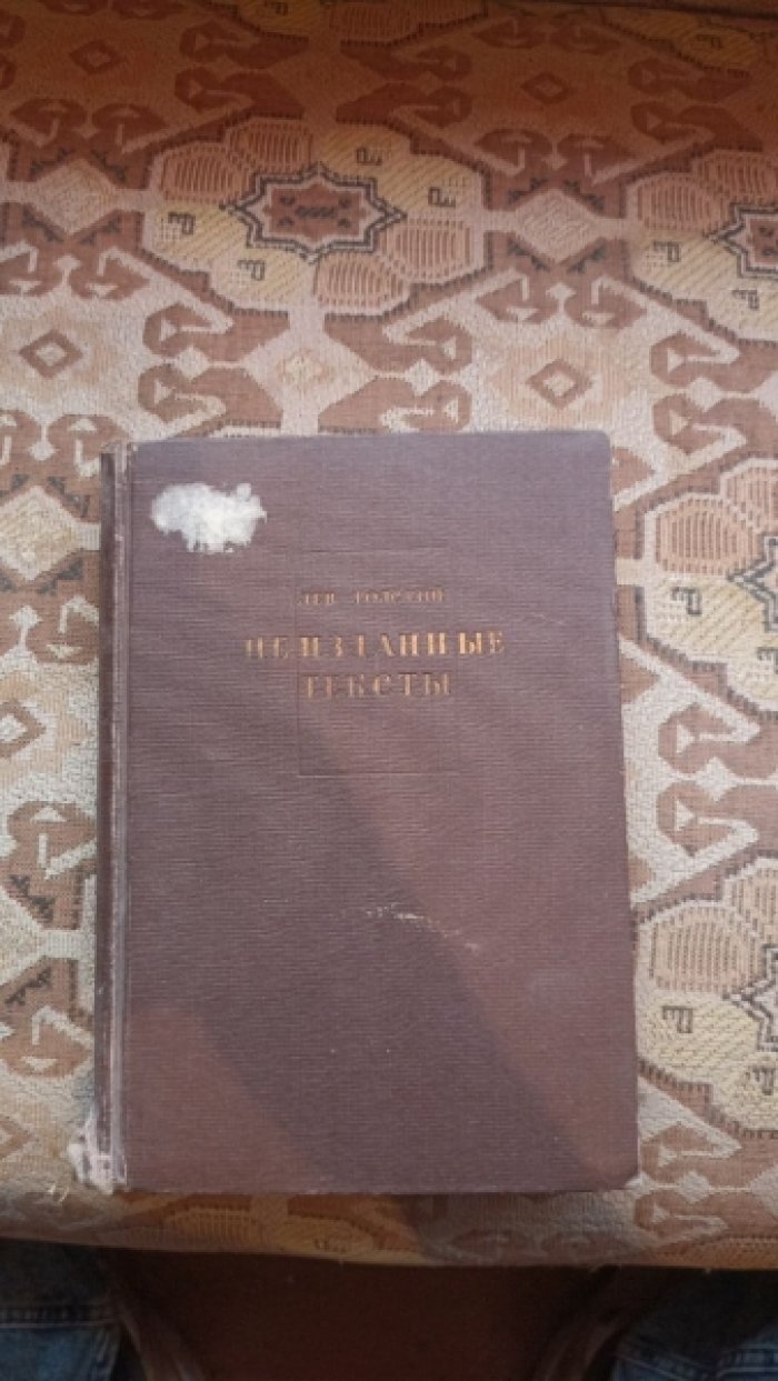 Толстой Лев Николаевич. Неизданные тексты.
