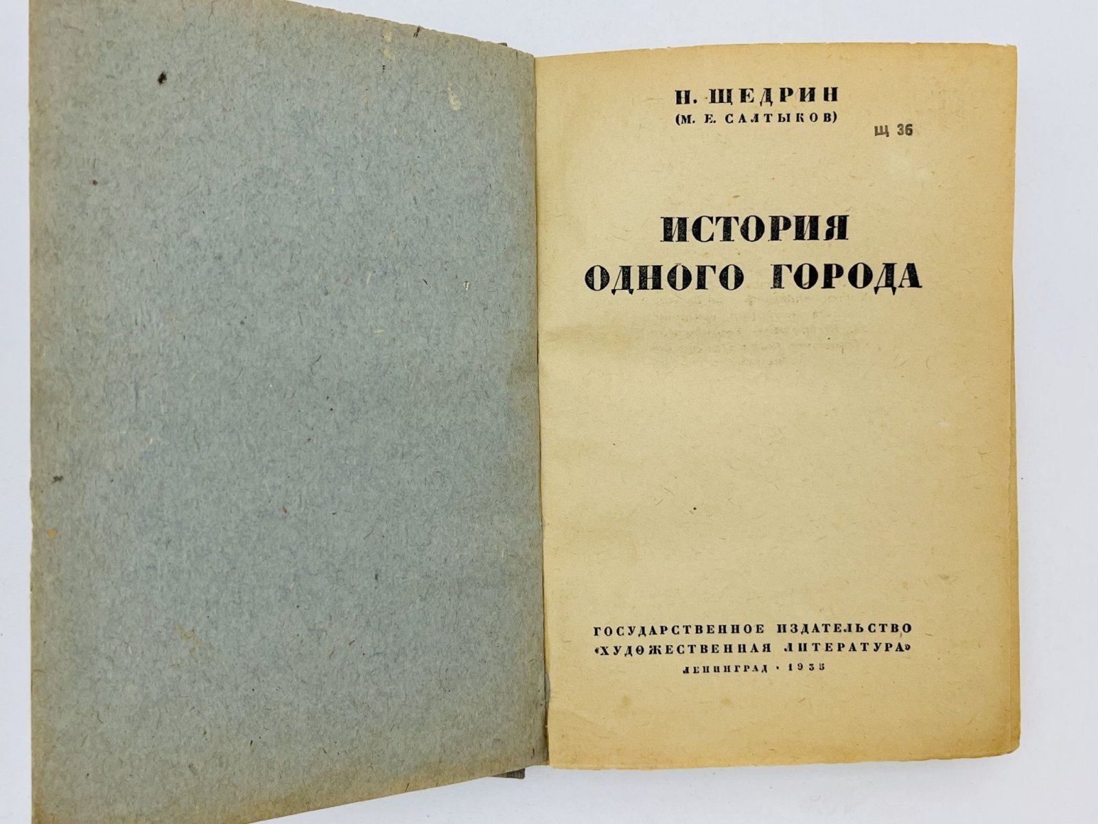 Салтыков-Щедрин Михаил Евграфович. История одного города.