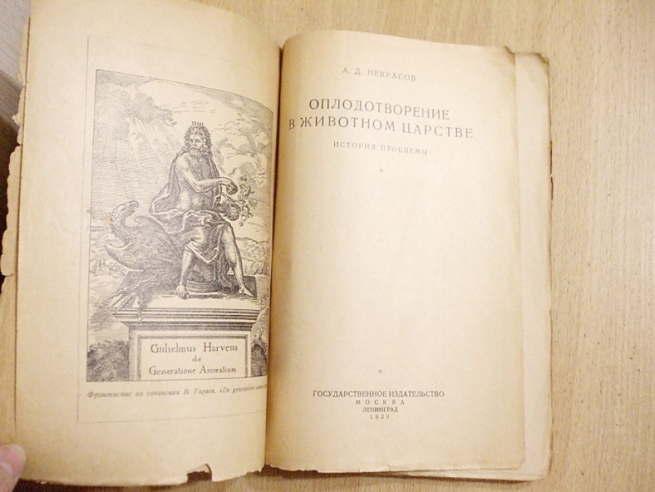 Некрасов А.Д. Оплодотворение в животном царстве.